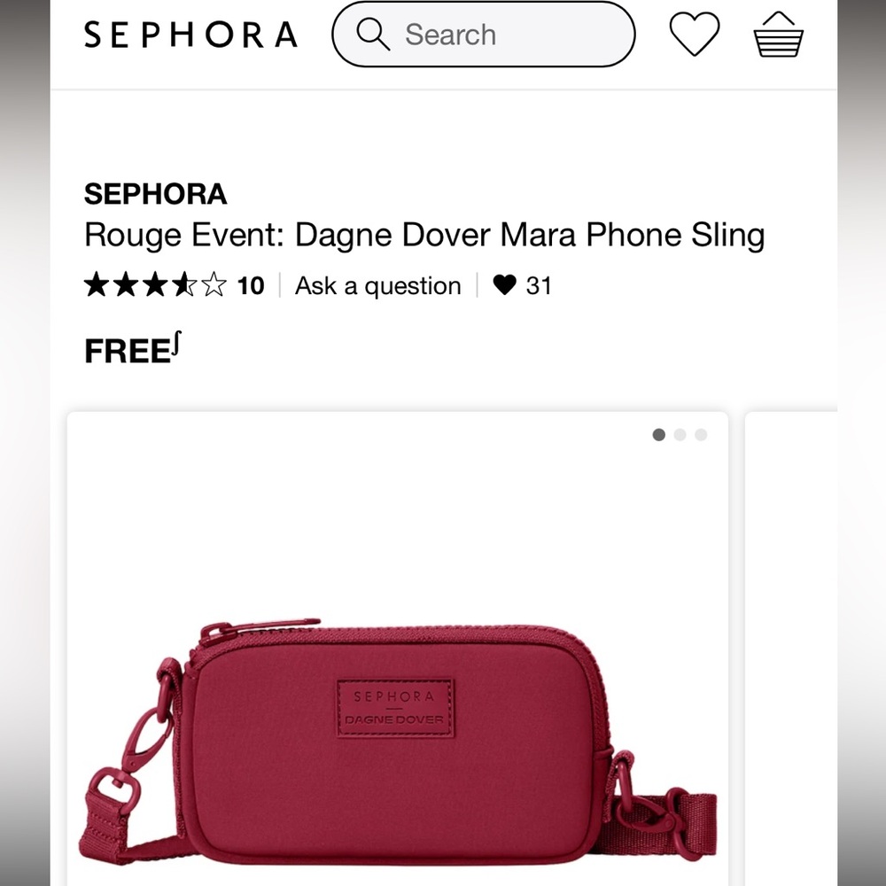 NWT Dagne Dover Mara Phone Sling in Exclusive Sephora Color